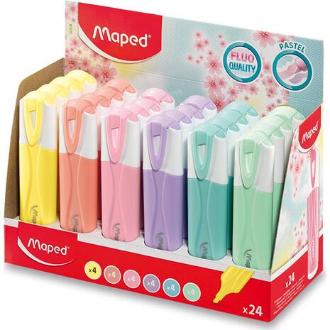 Μαρκαδόρος υπογράμμισης MAPED Pastel 5mm σε διάφορα χρώματα  (Διάφορα χρώματα)